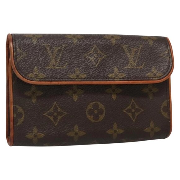 LOUIS VUITTON Monogram Pochette Florentine Waist Bag M51855 LV Auth BA3938 - Picture 1 of 16